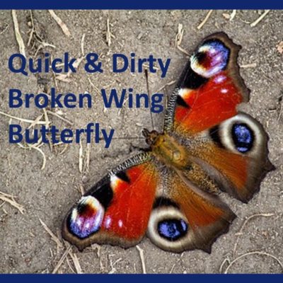 Quick and Dirty Broken Wing Butterfly options trading strategy logo