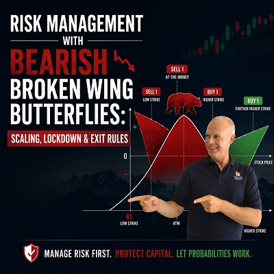 Risk Management for Bearish Broken Wing Butterflies